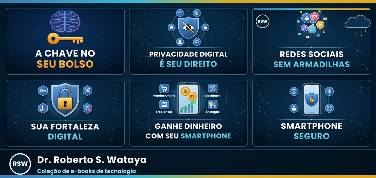 Capas de e-books da Coleção Tecnologia para Todos